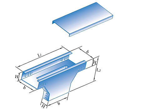 upward side vertical equal sectional tee